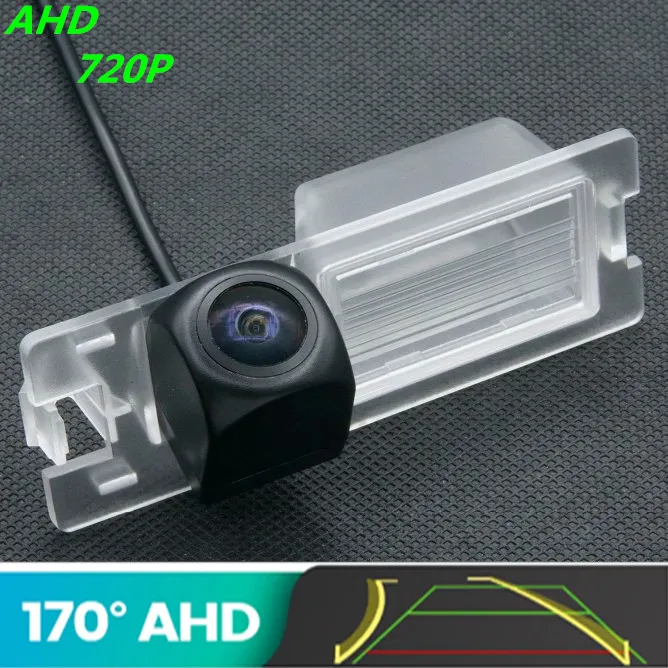 

Камера заднего вида Автомобильная AHD 720P, водонепроницаемая камера заднего вида «рыбий глаз» с функцией ночного видения для Fiat Bravo 170