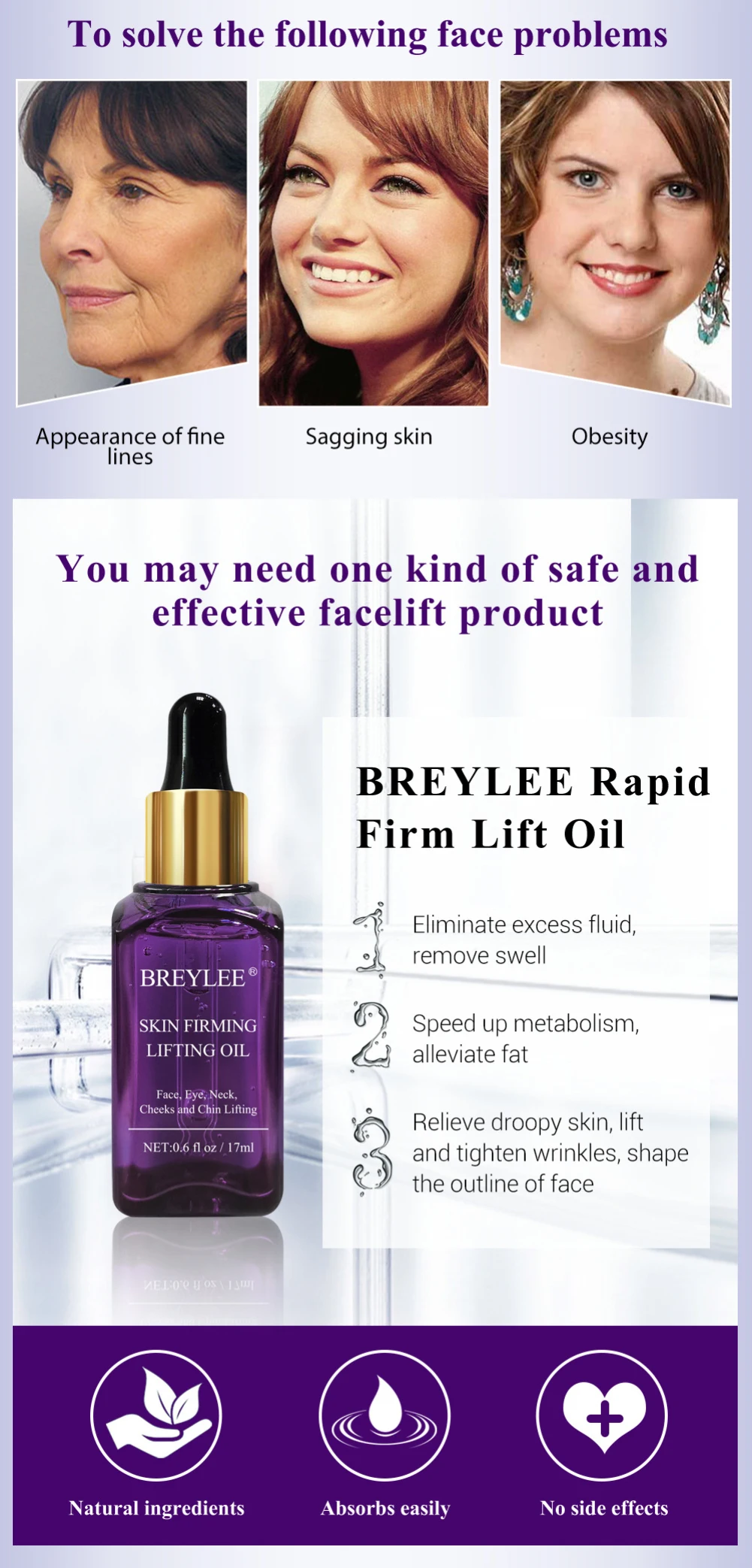 Эфирные масла быстрая зарядка для лица масляный массаж против морщин старения