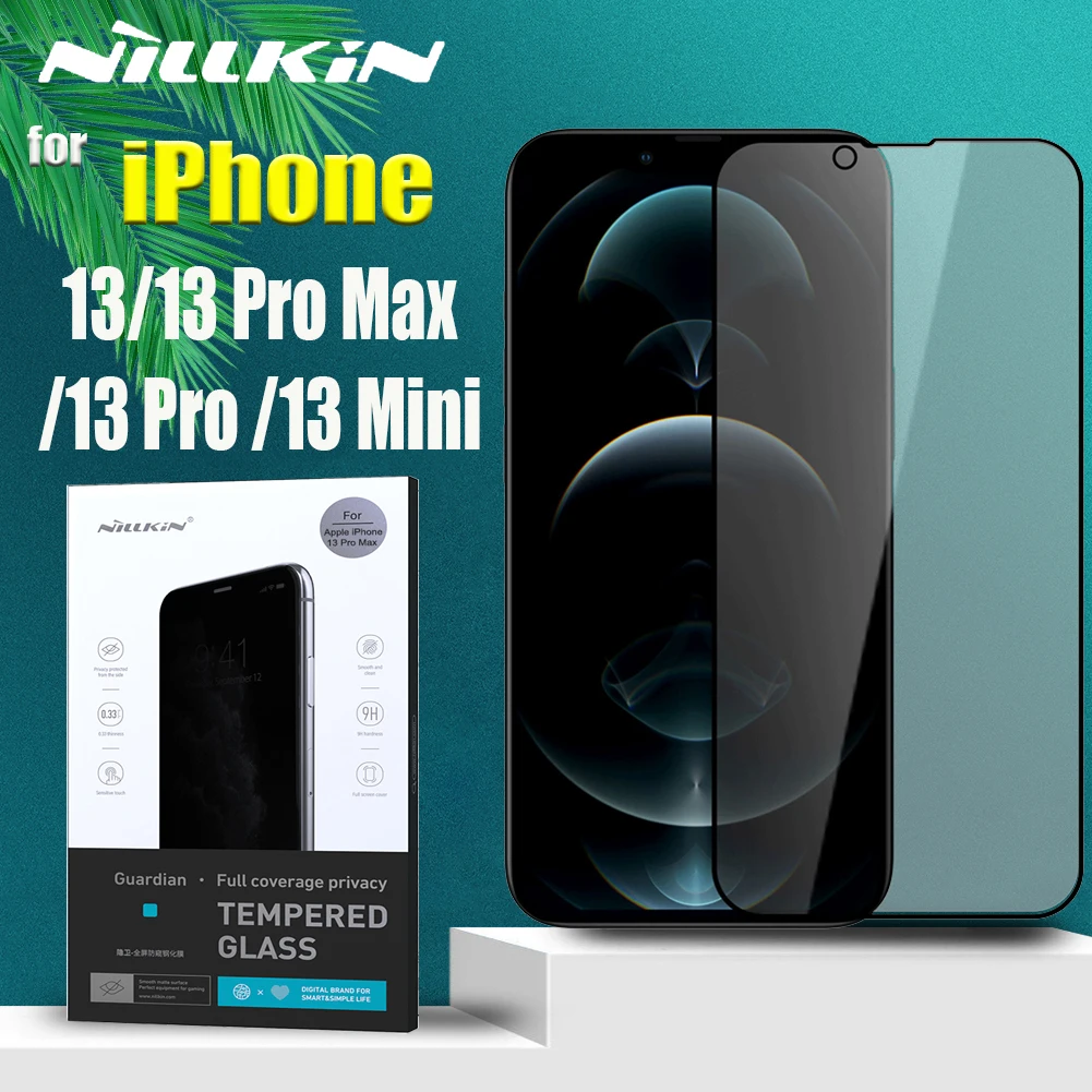 Nilkin для iPhone 13 Pro Max 12 Mini 11 закаленное стекло Nillkin полное покрытие Антибликовая