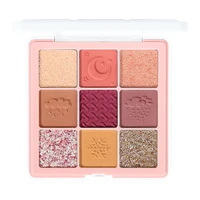 hot sale cheap 9 color eyeshadow palette daily pearly matte diamond long lasting waterproof and non shedding cosmetics