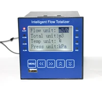 density instrument flow rate totalizer with 220v power supply