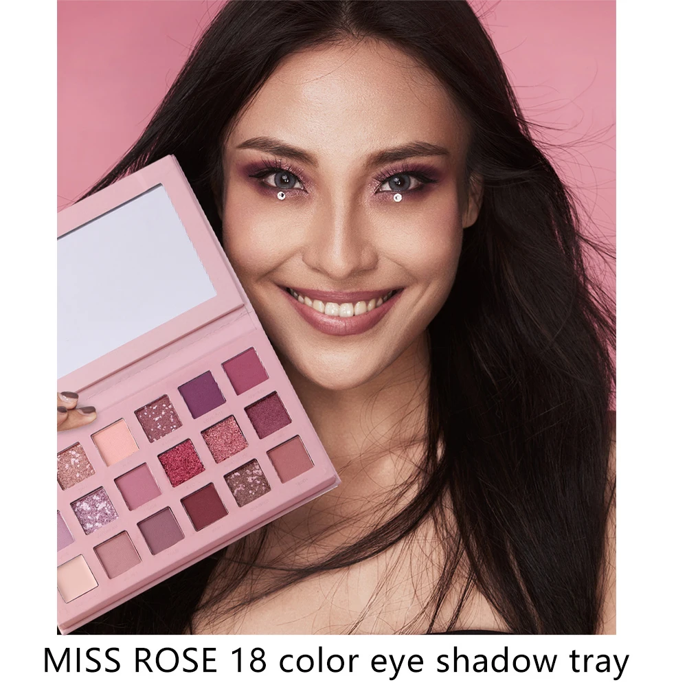 18 цветов Палитра теней для век мерцающие блестящие тени макияж телесные матовые