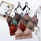 SVOKOR сексуальный бесшовный U-образный бюстгальтер с открытой спиной Спортивная майка дышащий Женский бюстгальтер для йоги с эффектом пуш-ап однотонный съемный бюстгальтер без косточек для девушек