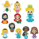 DIY мини-шаблоны, алмазная вышивка, принцесса, алмазная живопись для детей, круглые алмазные наклейки для чашек, книг, украшение для телефона