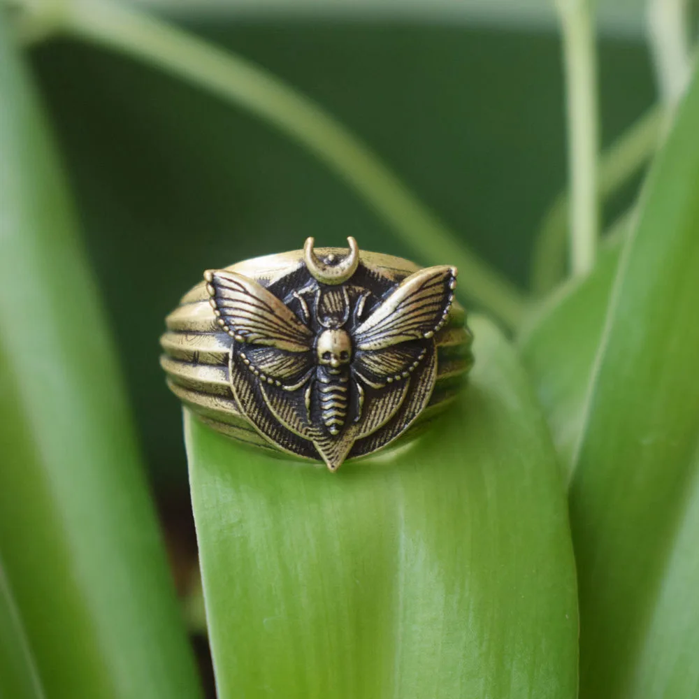 Death'S Head Hawkmoth Moth кольцо Рождественский подарок