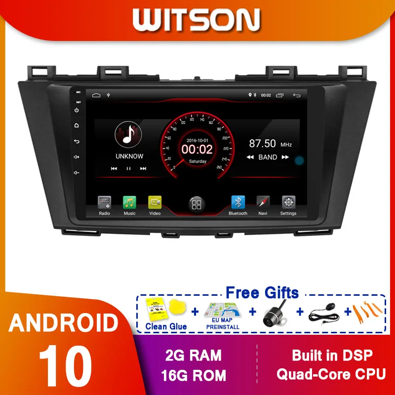 WITSON 9 &quotFULL HD сенсорный экран Android 10 0 Восьмиядерный Автомобильный GPS