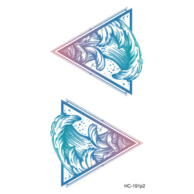 Временные тату-наклейки Moon Mountain экологическая имитация татуировки планет океана