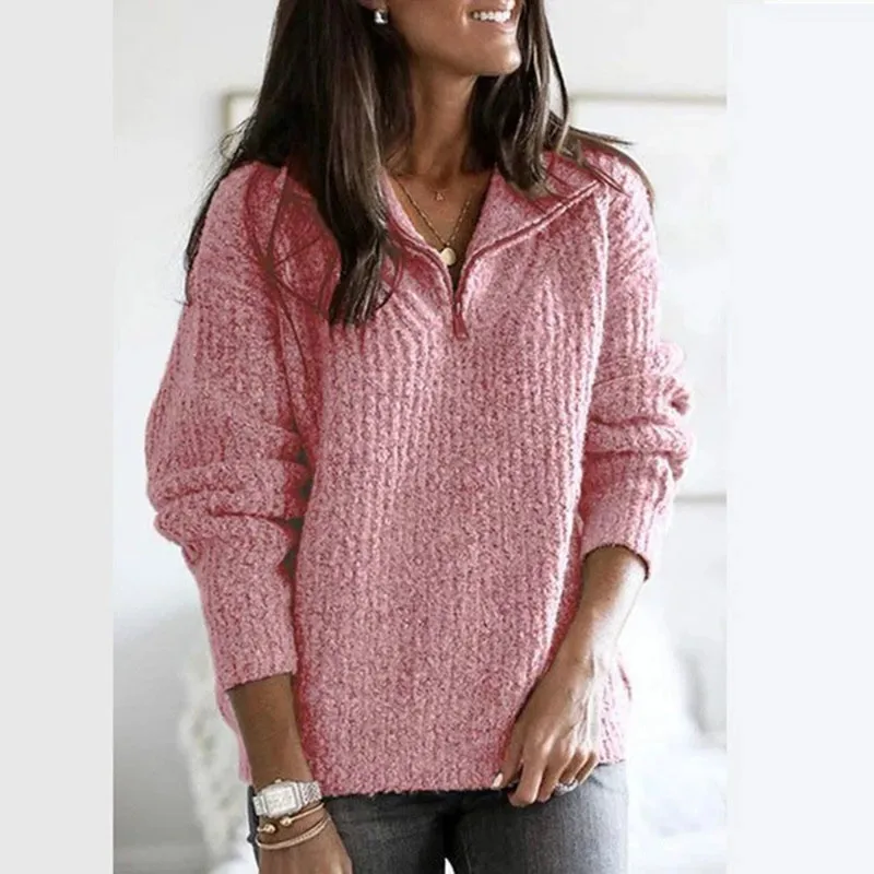 

Новинка 2021, тонкий вязаный свитер в европейском стиле, Свободный пуловер, женская блузка на осень и зиму