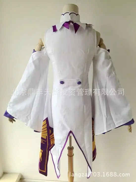 Костюмы для косплея Re Zero Kara Hajimeru Isekai Seikatsu Emilia женское платье с головным убором