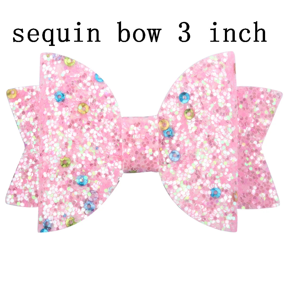 sequin-10 1 шт., заколки для волос для девочек, блестящие банты с зажимом, 3 дюйма, заколка-бабочка, заколки для волос, принт в виде сердца, звезды, патриотизм, точечный дизайн - Цвет: sequin-10