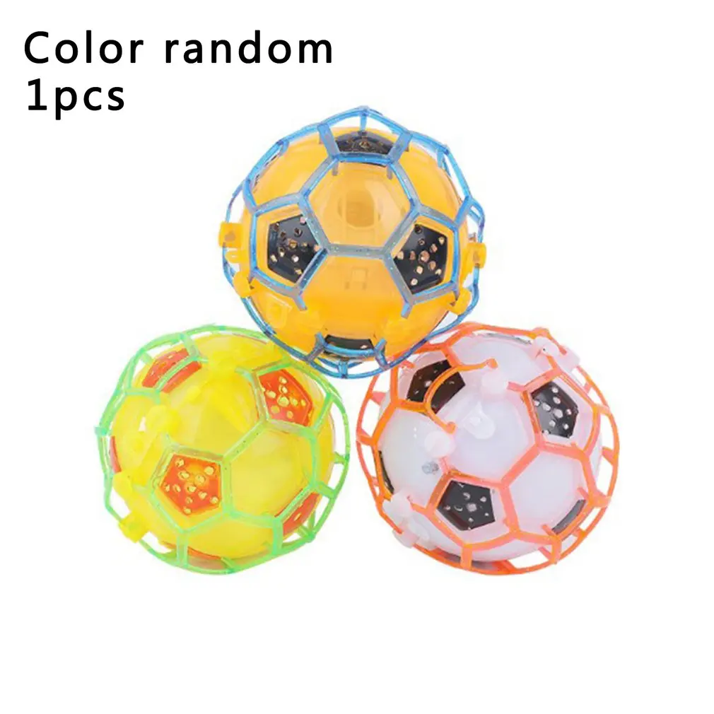 

1pcs Music Jumping Joggle Sound Ball Football Toys Flash Electric Dancing Football Croquet Jumping Ball Random Color
