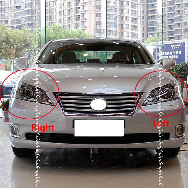 1 шт. для Lexus ES240 ES350 2009-2011 Автомобильные фары прозрачные линзы авто чехол маски