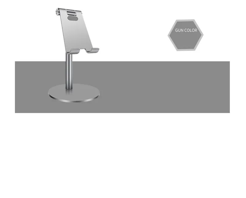 Vmonv Adjustable Aluminum Alloy Cell Phone Tablet Holder For Ipad Pro Iphone XS XR Samsung Tablet Mobile Phone Desk Stand Mount