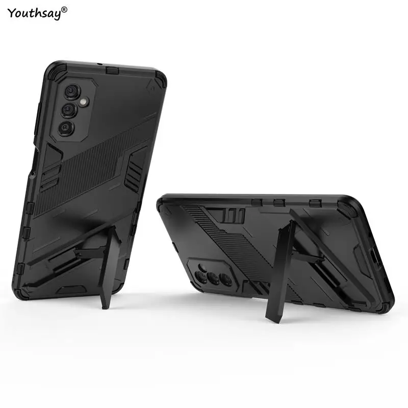 For Samsung Galaxy M52 Cover Case For Samsung Galaxy M52 Coque Holder Shell Stand Armor Shockproof Bumper For Samsung Galaxy M52