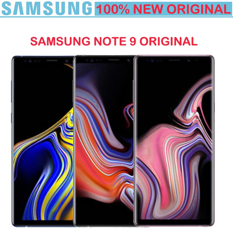 Без ожогов тени 6 4 ''Новый Оригинальный ЖК дисплей с рамкой для SAMSUNG Note 9 N960 Note9