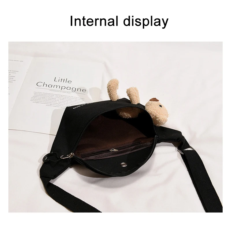 Холщовый мини мессенджер для девочек милые нагрудные сумочки Хобо Подарочная