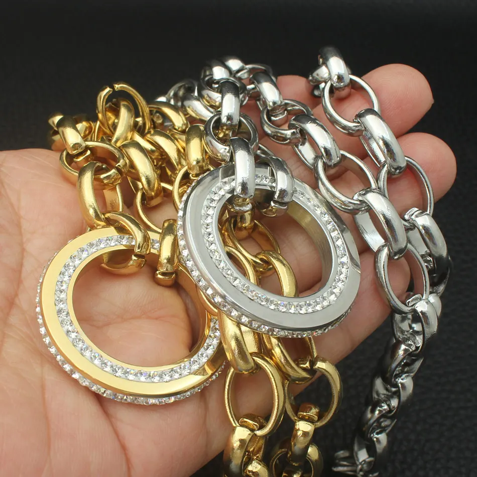 Ювелирный Комплект из колье и сердца нержавеющей стали