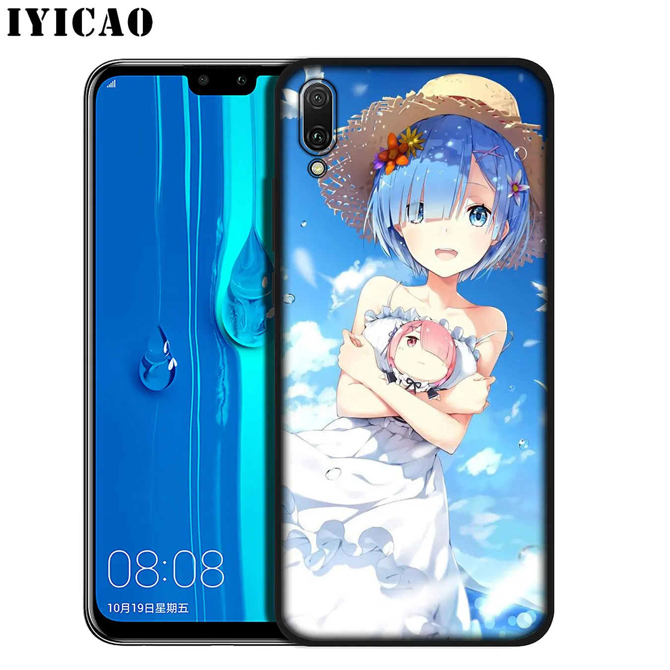 IYICAO аниме Rem Re Zero emilia Мягкий силиконовый чехол для телефона Huawei Mate 30 20 10 Pro Nova 5i 4 3 3i