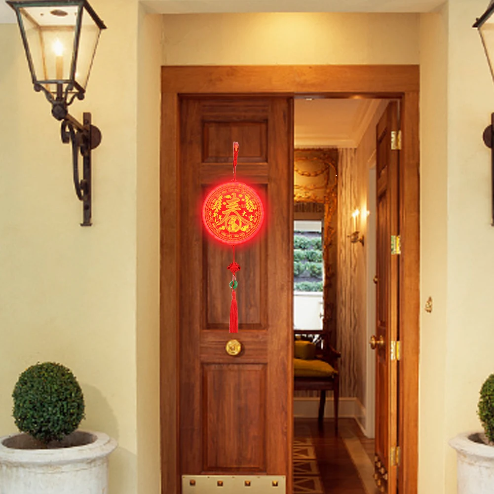 Китайский Весенний фестиваль подвесной светильник с изображением китайского