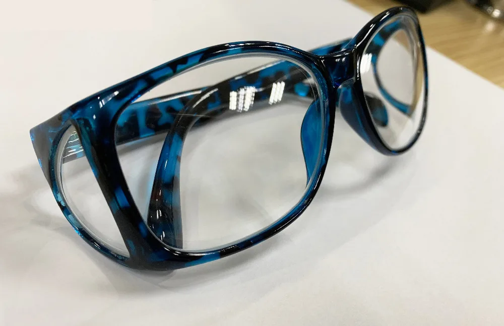 Настоящие рентгеновские очки с защитой от гамма-лучей 0 5 ММП фронтальная и