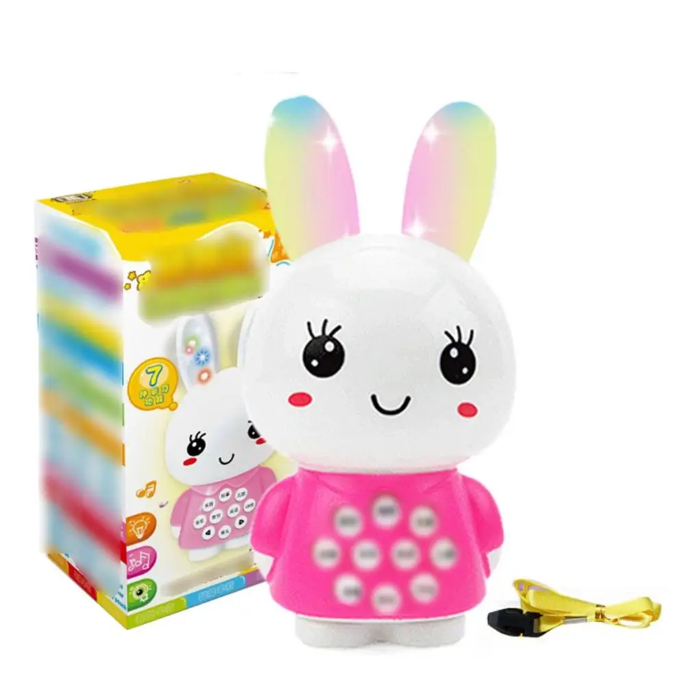 

Mini Cartoon Rabbit Intelligent Story Electronic Toy Music Sound Story Machine Baby Early Educational Learning Christmas Gifts