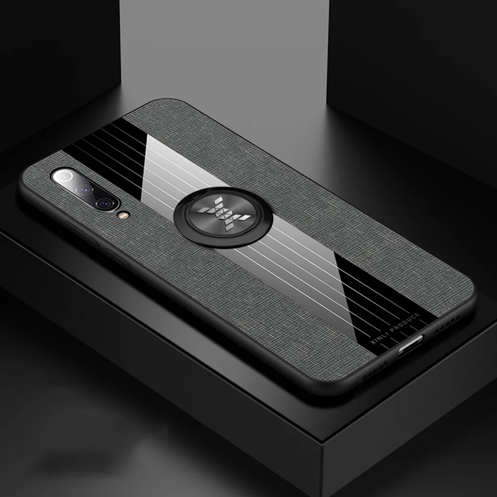 Ультратонкий Стенд для колец на палец ткань ТПУ чехол для Xiaomi mi 9 9T SE CC9 CC9e 8 Lite A2 Max 2 3 Red mi Note 7 5 Plus K20 Pro Чехол