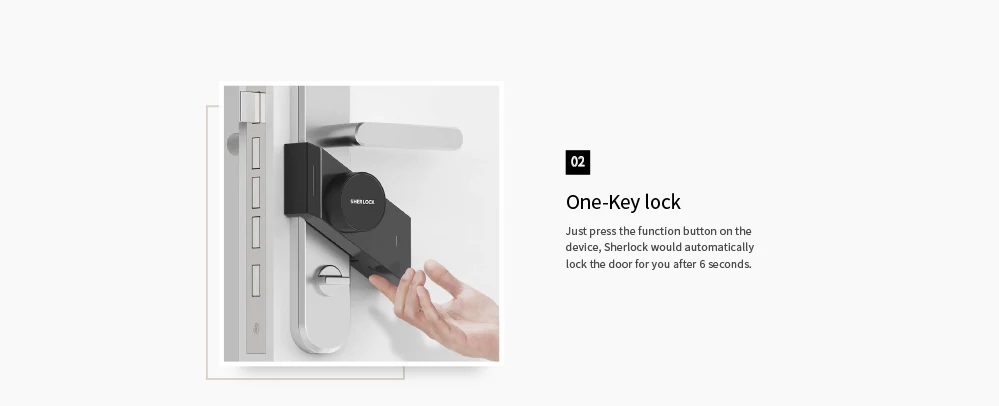 Xiaomi обновленная версия Sherlock Smart Stick Lock S Защита Безопасности Bluetooth беспроводной замок приложение умный пульт дистанционного управления