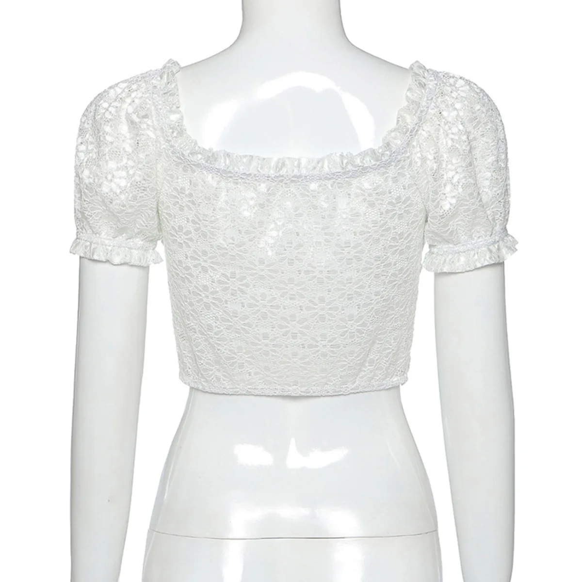 

Sexy Lace Up Short Sleeve Female Casual Base Shirt Women Summer Ladies Crop Top Breathable