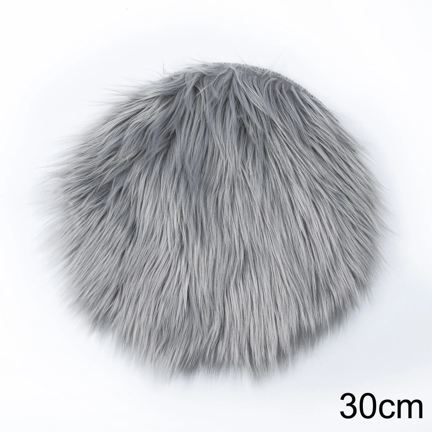 

Faux Fur Rug Home Bedroom Mat Sofa Chair Desk Pad Round Carpet Plush Imitation Australian Wool Carpet Floor Mat