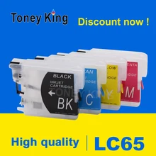 Toney King LC65 XL Printer Ink Cartridges For Brother LC 11 16 38 61 65 67 980 990 1100 MFC-250C 255CW 257CW J270W 290C 295CN