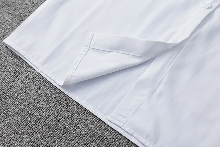 Школьная форма для мальчиков белая рубашка с короткими рукавами мужчин и женщин