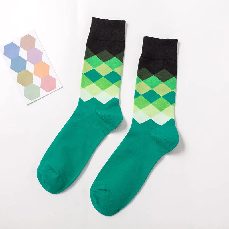 3 пар/лот = 6 штук в стиле хип-хоп креативные носки хлопковые мужские модные