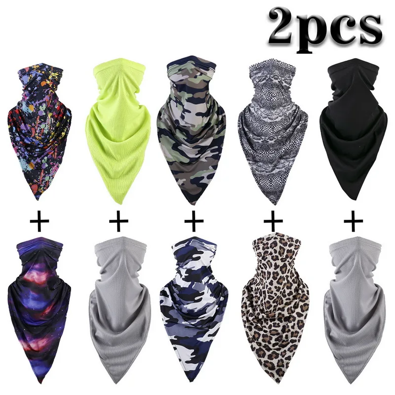 2 шт. ветрозащитный шарф-бандана для езды на велосипеде и льду | Спорт развлечения
