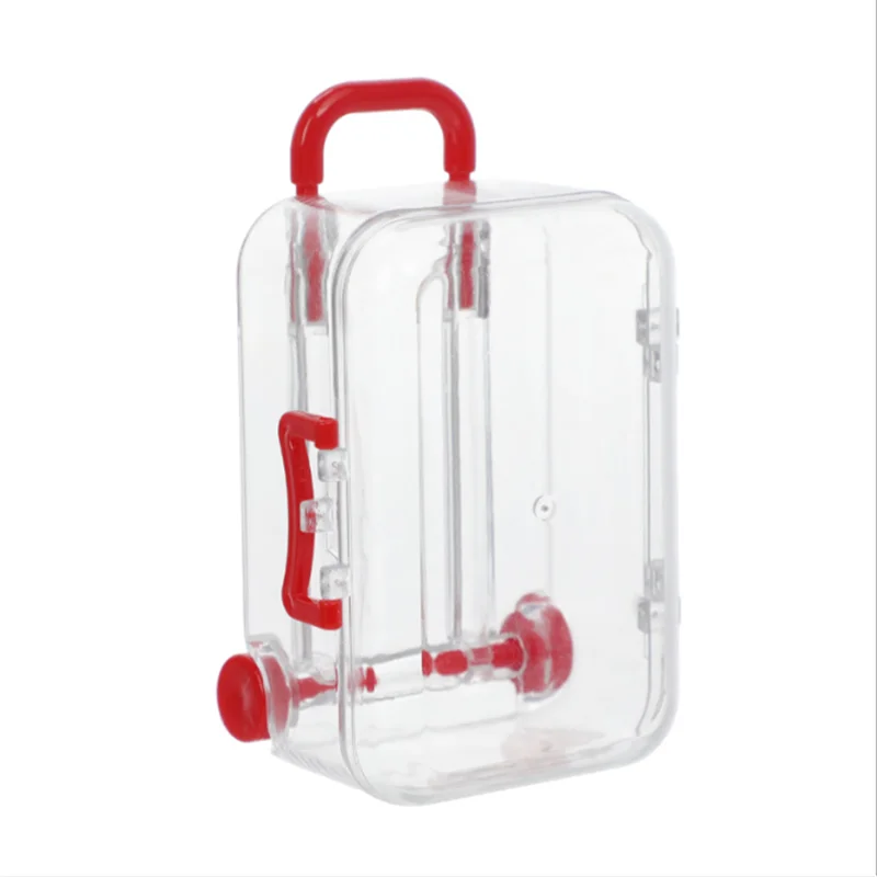 

Trolley Candy Box Plastic Jewelry Storage Box DIY Baby Shower Decor Gift Box Happy Birthday Packaging New Year Decor Globos.75z