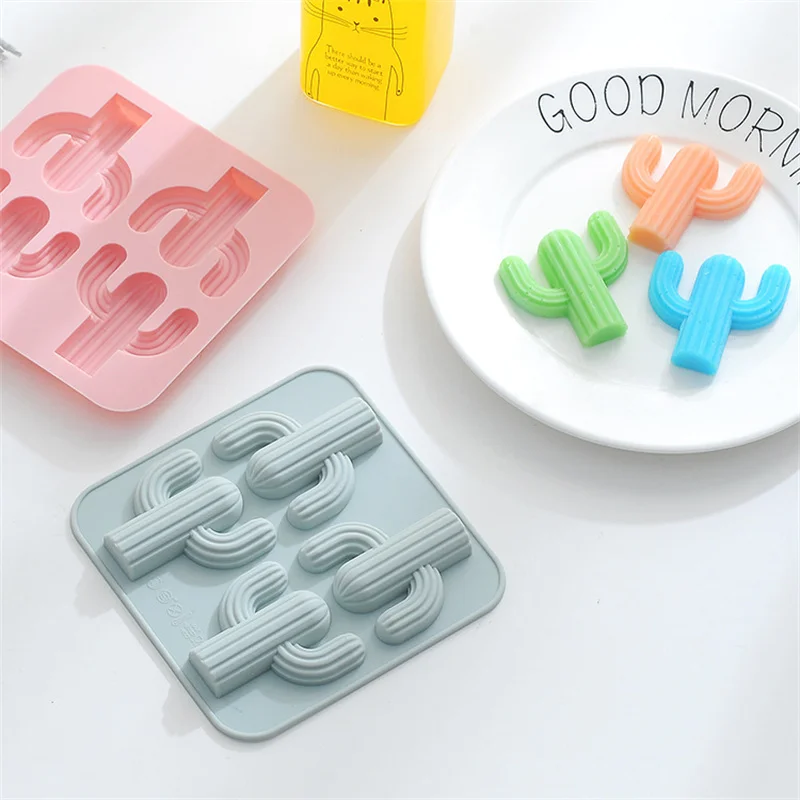 Новинка форма для ледяных кубиков с рисунком кактуса поднос фруктов аксессуары
