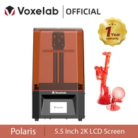 new voxelab polaris 3d printer 5 5 inch uv photocuring resin printer with 2k high resolution lcd screen 115x65x155mm free ship