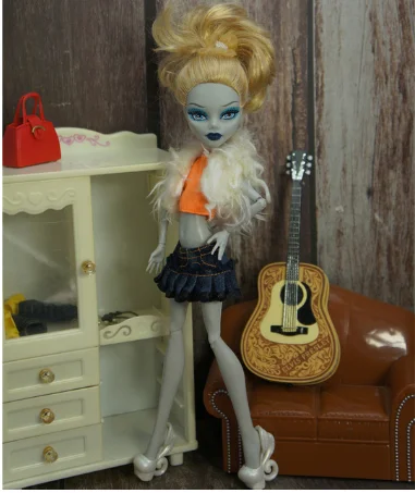 Оптовая продажа модная партия Оригинальная одежда monster high кукольная юбка