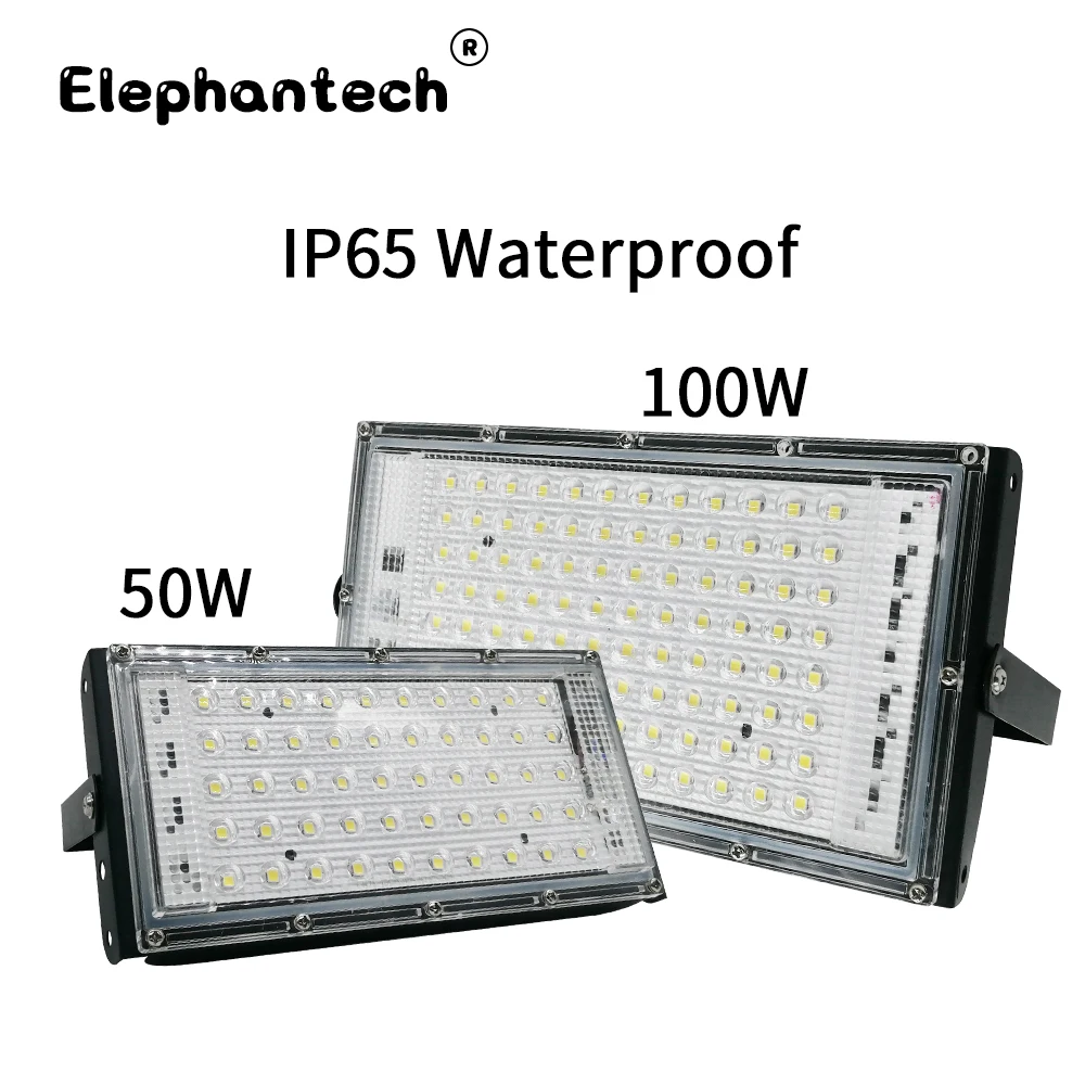 Светодиодный прожектор 50 Вт 100 водонепроницаемый IP65 уличный светодиодный