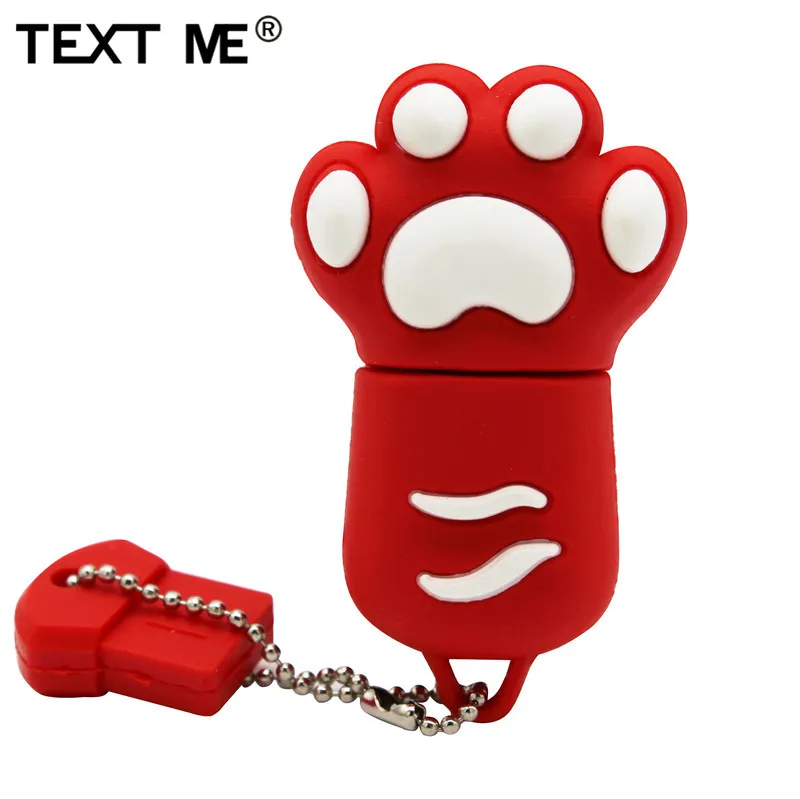 Usb флеш-накопитель текстовый ME 64 ГБ мультяшный M Кошачий коготь usb 2 0 4 8 16 32 флешка