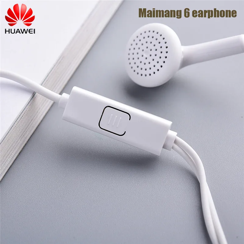 Оригинальные наушники Huawei 3 5 мм проводные наушники-вкладыши Maimang 6 гарнитура с