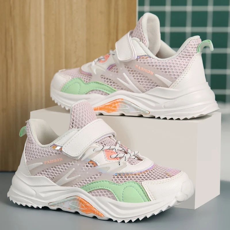 

Sports Girl Sneakers Kids Casual Shoes Kids Sneakers Breathable Mesh Sneakers Sneakers Running Shoes Tenis Babyil Girl