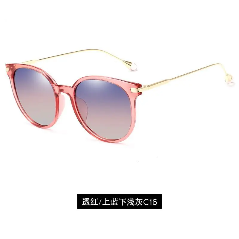 Женские и детские поляризационные солнцезащитные очки со стразами Модные ретро