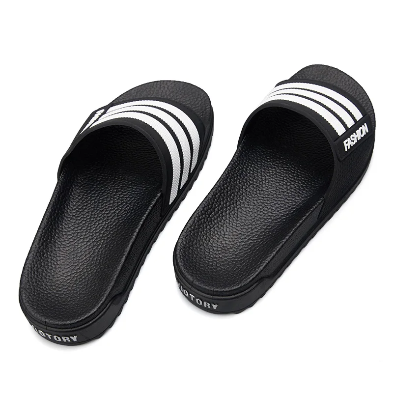 2020Men летние тапочки домашние мягкие дышащие плоские шлепанцы Нескользящие