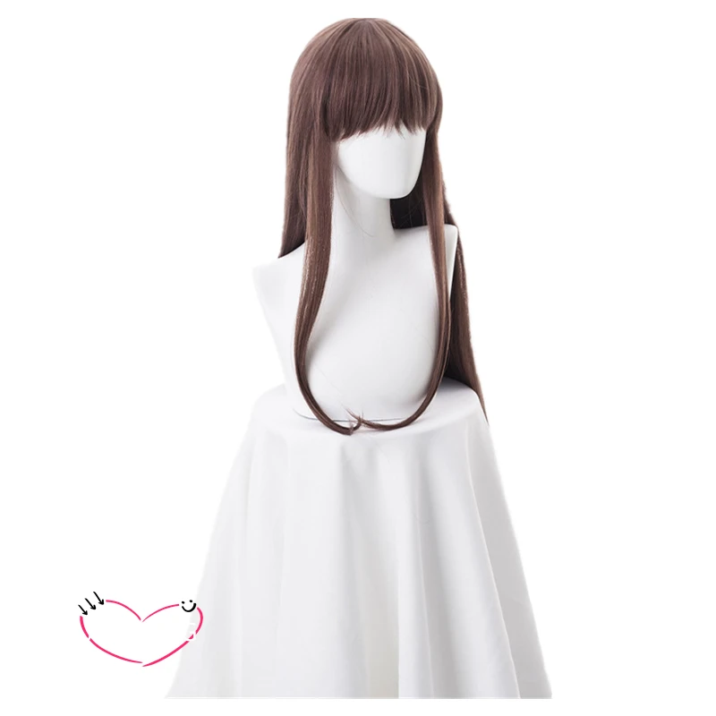 Парик длинный женский термостойкий для косплея из синтетических волос с