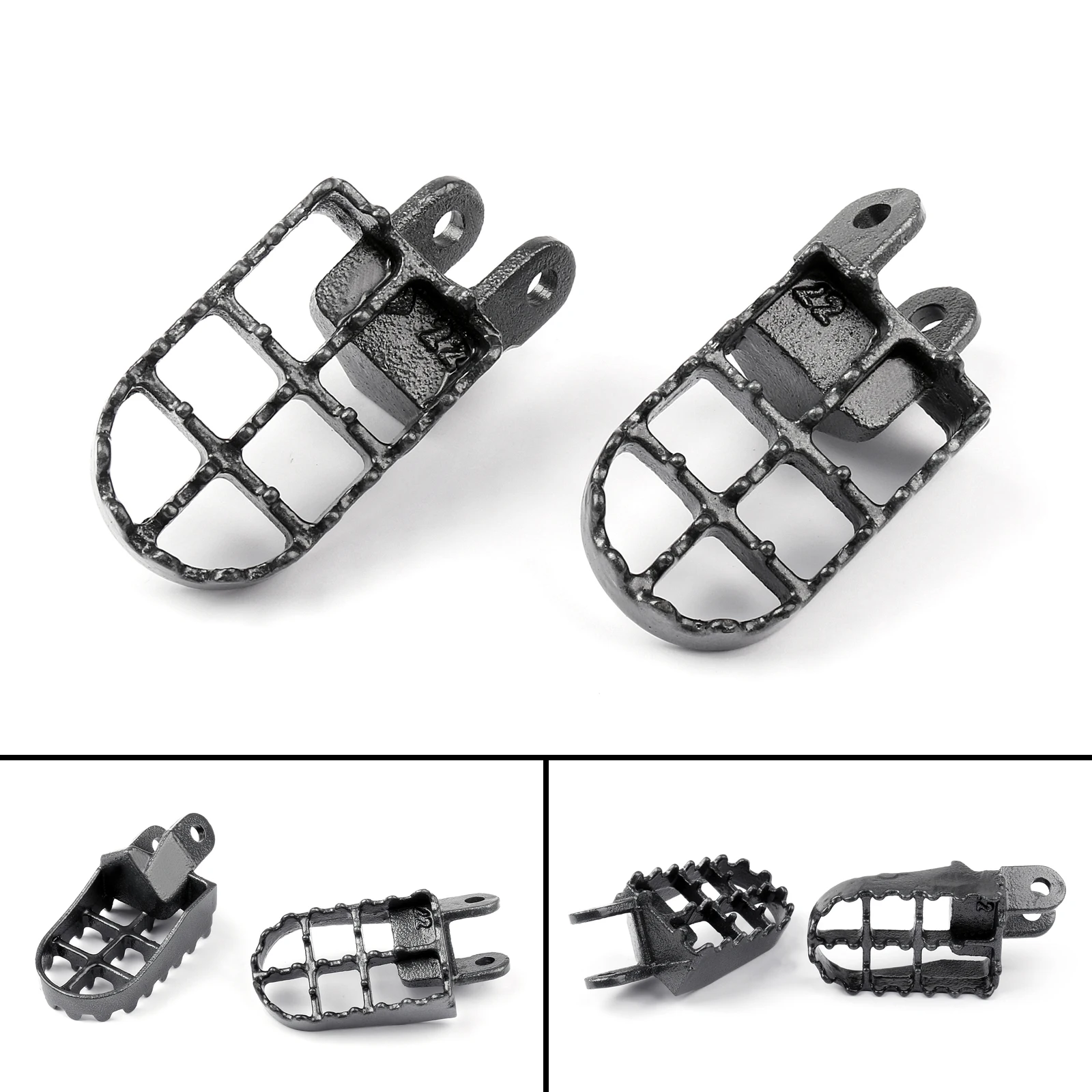 

Topteng For Kawasaki KLX 250 1994-1996 KLX 300R 1997-2007 KLX 650 1993-1995 Foot Pegs Footpegs Steel Motorcycle Pegs Parts