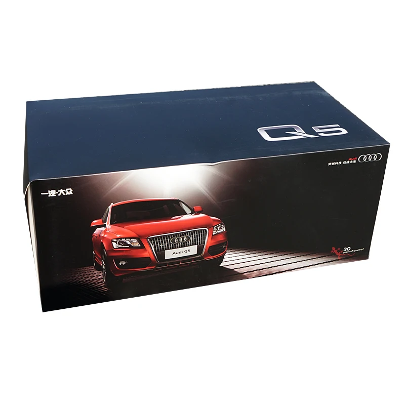 1:18 AUDI Q5 SUV литой автомобиль из сплава игрушки для детей рождественские подарки
