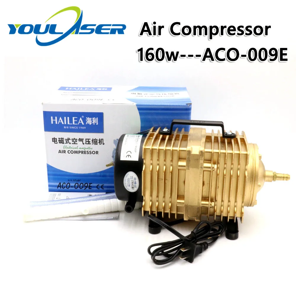 160 Вт воздушный компрессор Электрический магнитный насос для CO2 лазерной