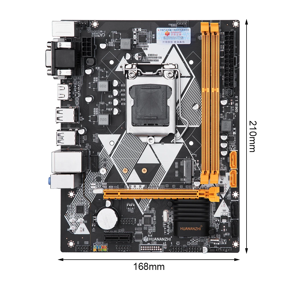 

HUANANZHI H81 M-ATX Intel 2xDDR3 1333/1066 M.2 VGA + DVI + HDMI