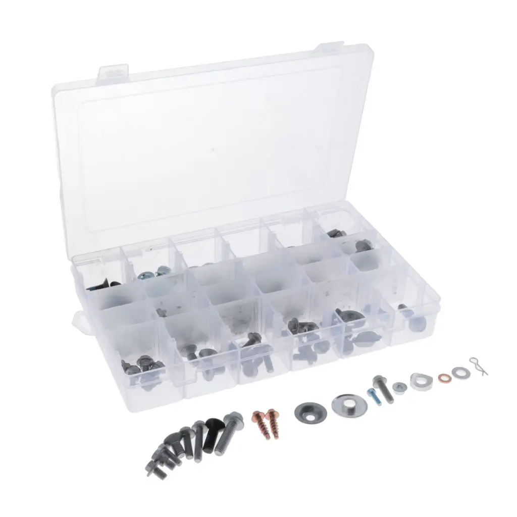 

150 шт./упак., мотоцикл, Европейский корпус, болт, оборудование, трек-пакет для