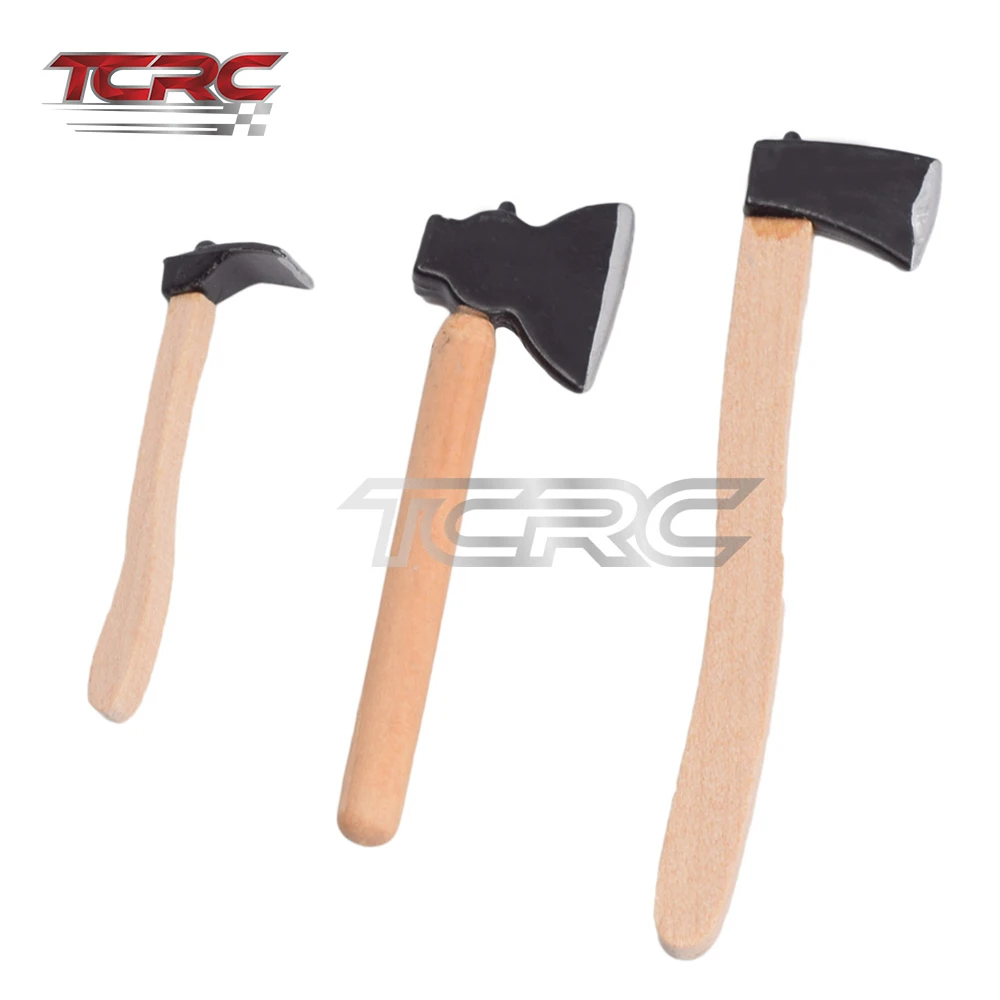 TCRC 3 шт. Мини Деревянный металлический измельчитель топор молоток инструмент для